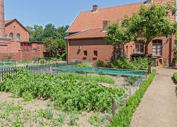 Blick in den Arbeitergarten