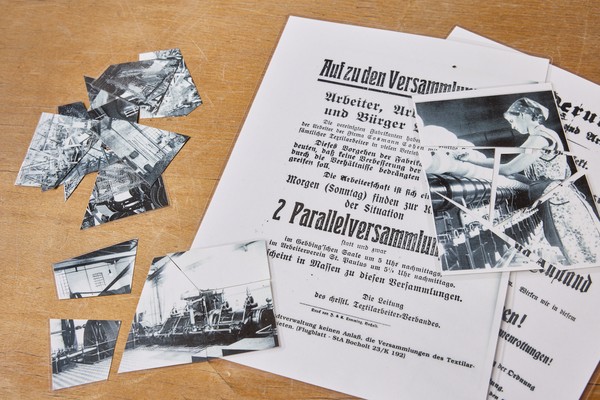 Historische Schwarzweiß-Aufnahmen und Dokumente