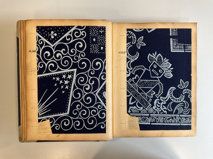 Blick in ein Musterbuch