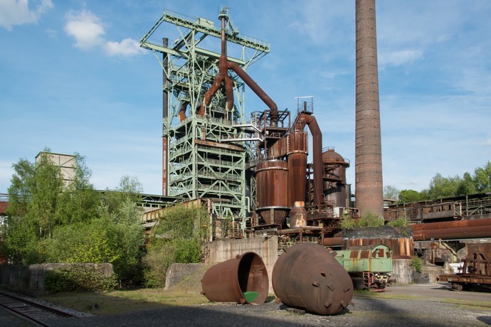 Der Hochofen der Henrichshütte in Hattingen